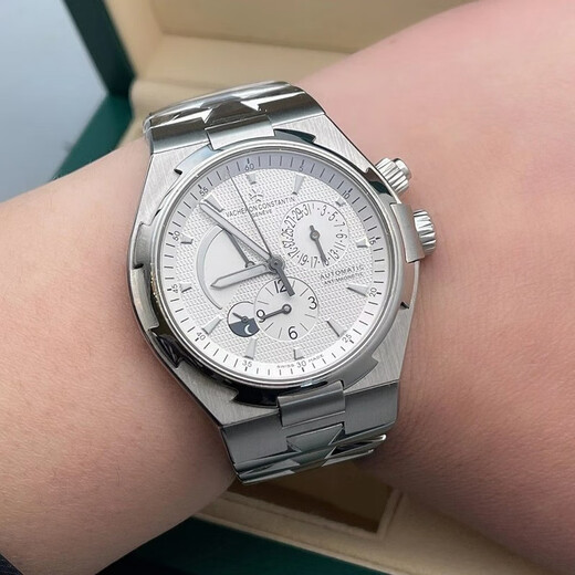 Second-hand 99 new Vacheron Constantin men's watch series automatic mechanical stainless steel/18K yellow gold rose gold chronograph second-hand luxury watch watch 42mm white plate 47450/B01A-9226