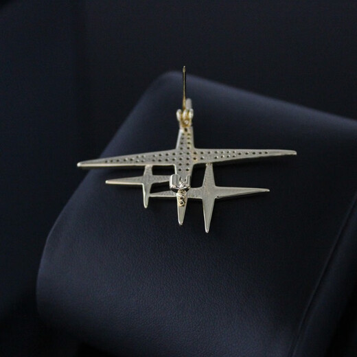 Xifei men's brooch, simple star corsage, temperament pin, business casual suit, coat and accessories