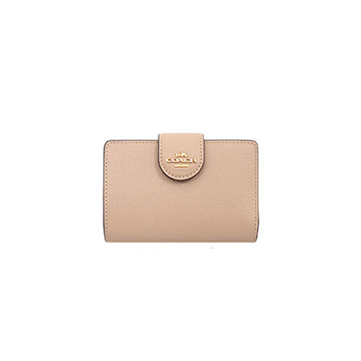 Coach Japon Publipostage COACH Mode Femme Classique Simple Couleur Unie Portefeuille Porte-Carte F06390 Blanc Taille Unique
