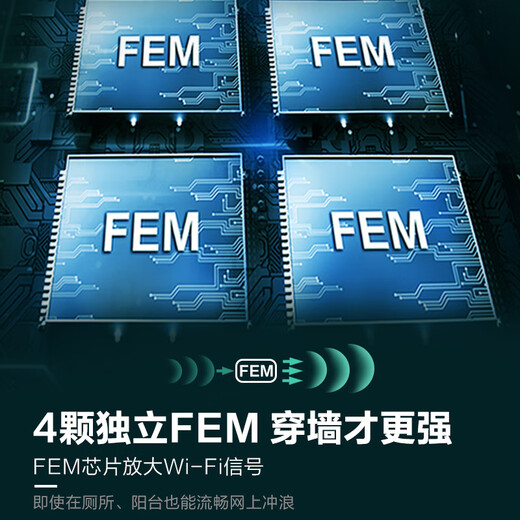 Ruijie Hummingbird H20M (1+1) sub-mother router Gigabit home large-scale routing whole-house wifi package plug and play mesh networking