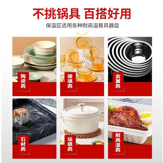 Dixianghaotaitai warm chopping board round hot chopping board insulation board household heating turntable meal heating plate table rotation heating fermentation thawing multifunctional artifact large capacity disc hot pot model 80CM Yahei automatic rotation丨 induction cooker