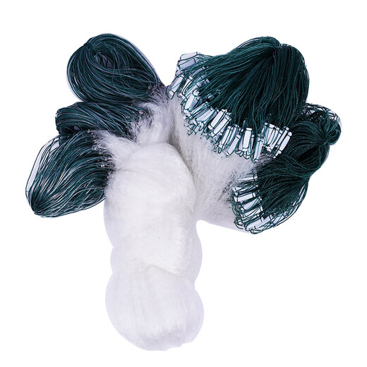 DZQ wire mesh floating net hanging net single layer three layer fishing net fish net fishing net crucian carp silver carp white strip net sinking net three layer sinking net 4 fingers - 1.2 meters high - about 35 meters long