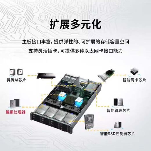 Benyu domestic server ARM64 architecture Kunpeng 920 domestic CPU workstation front-end machine Kirin V10 system ai inference computing gpu server desktop computer host package one (domestic Kunpeng 920 eight-core desktop Kirin system) host + 300I DUO 96G computing inference card