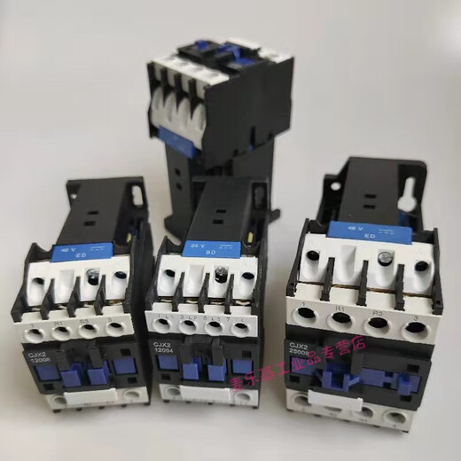 CJX2-25008两常开两常闭25004 12004 12008 95008直流接触器DC24V DC220V CJX2-25004四常开