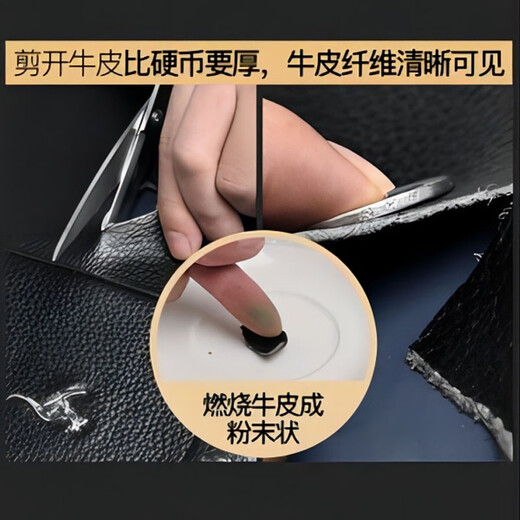 MOEPEQDAISHU men's handbag business genuine leather briefcase large capacity first layer cowhide casual fashion horizontal computer bag shoulder bag black (first layer cowhide) large bag 14 inches