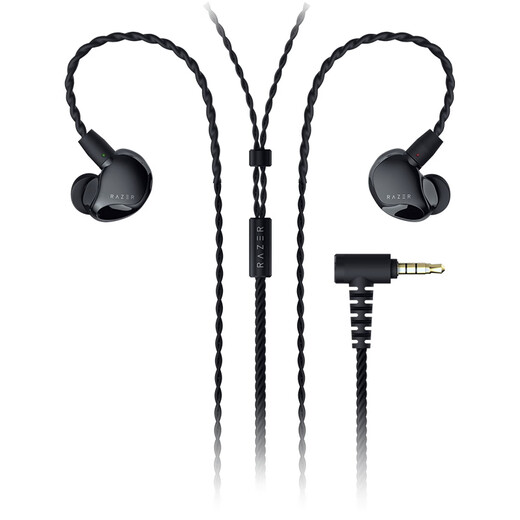Razer Tiger Eel In-Ear Monitoring Noise Canceling Earbuds Music Sports Hybrid Dual Driver THX Wired Live Broadcast Music Creation Game Headset