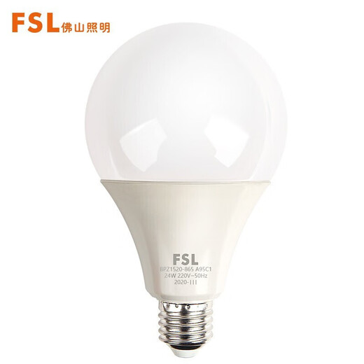 Foshan Lighting (FSL) LED bulb high-power energy-saving bulb 24W white light E27 large screw mouth 6500K