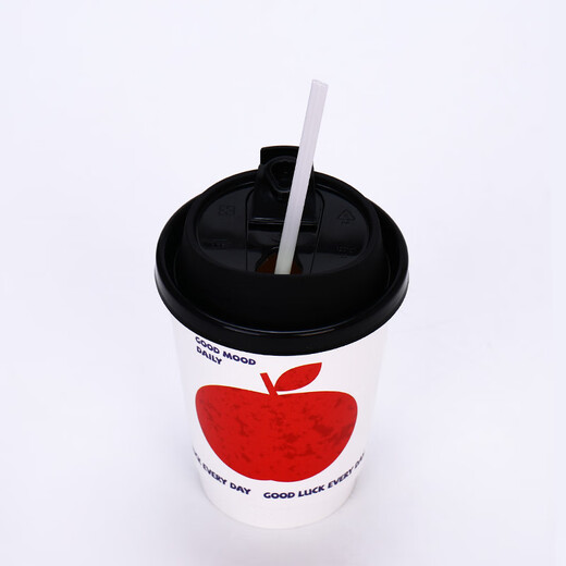 Paper Butler PLA disposable white three-grade tube three-hole Bawang Chayan milk tea small straw biodegradable environmentally friendly coffee stirring 230mm pointed 3-hole independent package 500 pieces