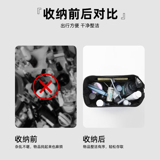 Lohas Travel Toilet Bag Men's Business Travel Men's Toiletries Storage Bag Business Travel Portable Large Capacity Bath Bath Bag