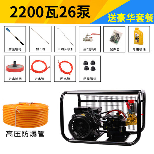 220V voltaic pesticide machine electric high voltage agricultural new style greenhouse high power orchard pesticide pump spray artifact 3000 watt 60 pump bare metal + 300 meters pipe