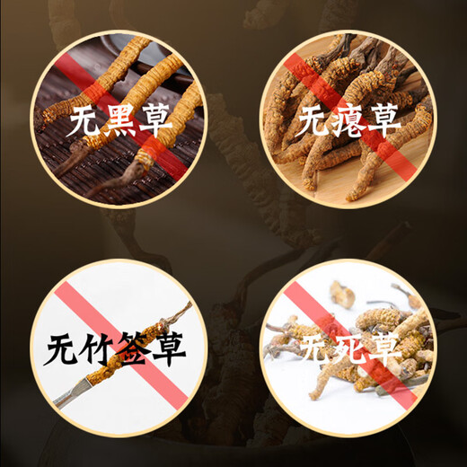 
Lei Yunshang [Official] Cordyceps gift box selection freeze-dried Cordyceps health gift supplement gift gift [Try it for your own use] 5 Cordyceps/g 1g about 5