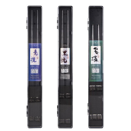 Xiaofeng Fairy Line Double Hook Wolf Tooth Competitive Black Pit Anti-Tangle Finished Handmade Finely Tied Fishhook Fishing Accessories 20 Packs Competitive Wolf Tooth Hook 8#/Thread 0.6# 20 Pay/Box