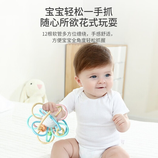 Dr. Ma Manhattan Ball Beißring Baby Hand Ball Spielzeug Baby Früherziehung Rassel Spielzeug Geburtstagsgeschenk