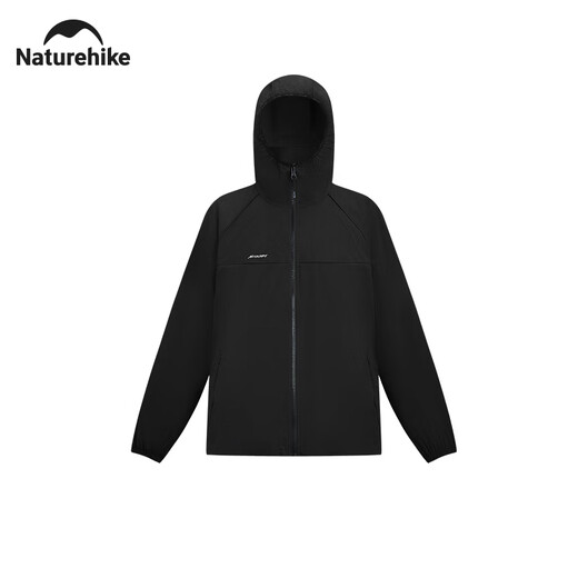 Naturehike original yarn outdoor sun protection clothing men's summer skin clothing fishing sun protection clothing jacket thin jacket black M