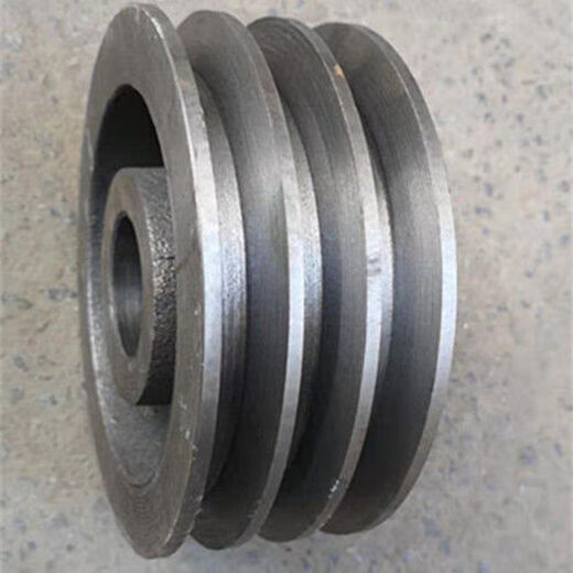 Pulley pulley triangle pulley B type three slot double slot motor pulley national standard cast iron wheel can be customized national standard B type double slot outer diameter 160 inner diameter 38
