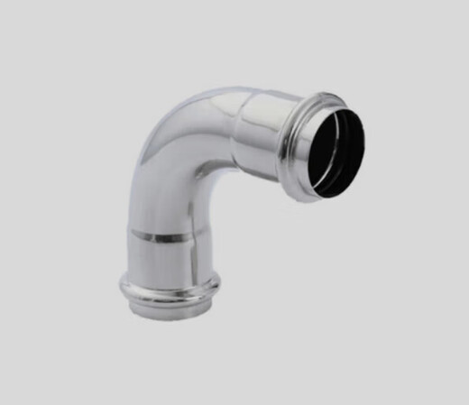 Jinniu Pipe Industry Stainless Steel Double Pressure 90 Elbow Specifications DN50 Material 304 Light Gray DN50 304 Stainless Steel