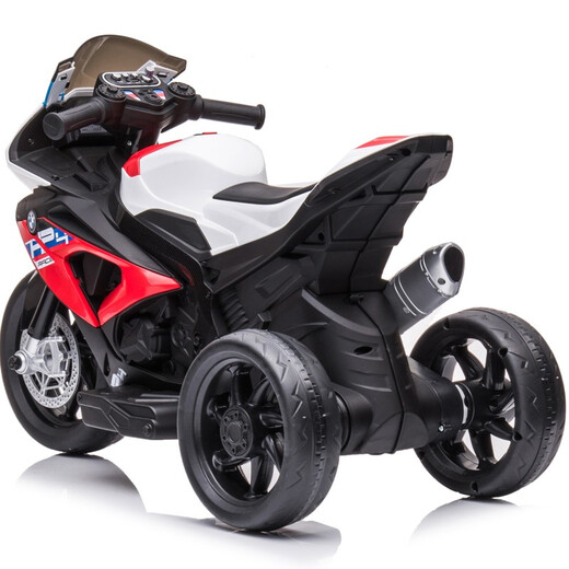 BeRica Kinder-Elektroauto, dreirädriges Motorrad, von BMW autorisiertes Kinderspielzeugauto für Männer und Frauen, kann auf Baby-Geschenk sitzen