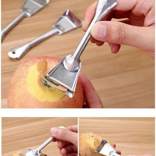 Guadi old-fashioned peeling knife, rust-free iron peeling potato and fruit kitchen melon and fruit knife, planer and peeling, 3 old-fashioned peelers, durable