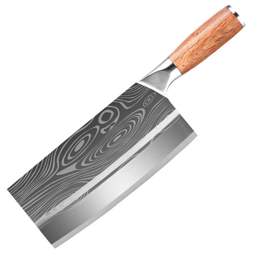 Couteau de cuisine en acier au manganèse, couteau de cuisine spécial du chef de cuisine domestique, couperet à trancher et à viande, couteau à découper tranchant, une paire