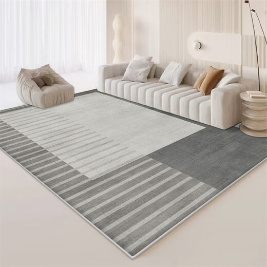 Gudie thickened loop velvet cream style living room coffee table large carpet sofa bedroom ins light luxury wash-free sound insulation loop velvet tpr-2586 300*400cm