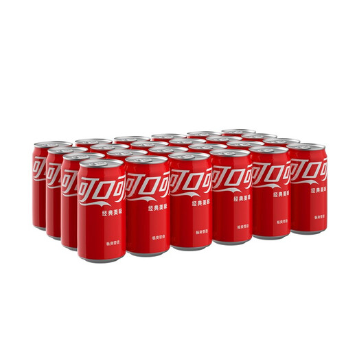 Coca-Cola soda, carbonated drink, 200ml*24 cans, mini modern cans, new and old packaging shipped randomly