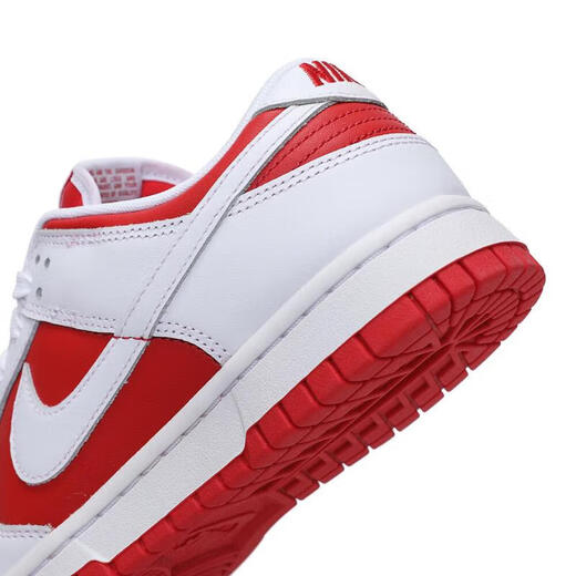 耐克男子白红 DUNK LOW RETRO板鞋运动休闲鞋 DD1391-600 39