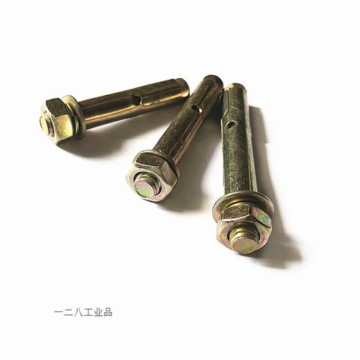 National standard expansion screw bolt pull-out screw M6M8M10 wall air conditioning bracket expansion bolt iron pull-out 6*60 national standard (bonus) 1500 pieces per box