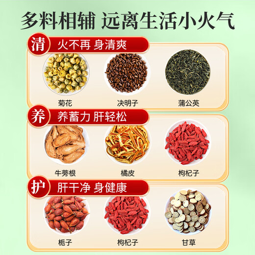 Tongrentang (TRT) Chrysanthemum Wolfberry Dandelion Cassia Seed Tea печени Ming Cassia Cassia Cassia Cassia Cassia Cassia Cassia Care и питатель
