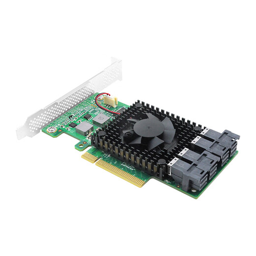 芯梦达（XINMONDA） PCIe扩展卡8口8643转8639 U.2固态硬盘转接卡RAID阵列卡 x8转4口SFF-8643 U.2 NVMe扩展卡 8643转8639 U.2扩展卡+高速数据线