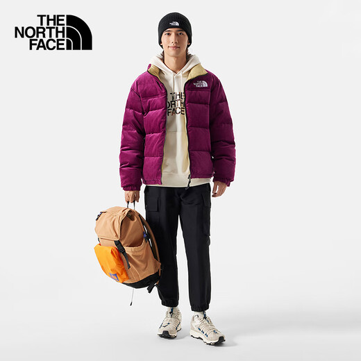 
The North Face North Down Jacket Men's 1992 Nuptse Fashion Brand Double-Side Down Jacket 831I LI6/Red S