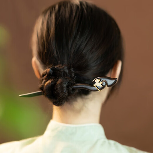 Kamalun (KAMALUN) Yulu You You Hairpin Women's High-end Ancient Style Sandalwood Hairpin New Chinese Style Hairpin Wood Hairpin Hair Ornament for Your Girlfriend Yulu You You Hairpin + Brand Gift Box