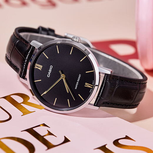 Casio (CASIO) women's watch pointer series light luxury simple casual women's watch large dial quartz watch Valentine's Day gift LTP-VT01L-1B store manager recommended