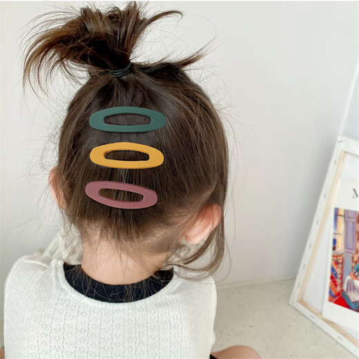CHIMERA 10-piece set of colorful basic BB hair clips gift bangs hair clip side clip