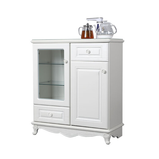 Dilang máquina de barra de té de madera maciza gabinete de té de suministro de agua totalmente automático de estilo europeo con cubo debajo dispensador de agua chino inteligente aparador moderno ligero de lujo oficina hogar máquina de barra de té gabinete para beber de gama alta 9902# blanco simple tipo de calefacción europea completamente automático con control remoto aislamiento + calefacción