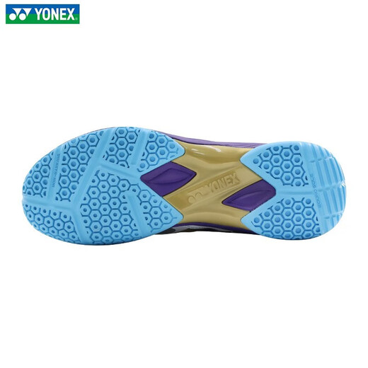 YONEX (YONEX) new badminton shoes for men and women 620CR new shoes white and blue series badminton shoes 620CR white purple 42 (270mm)