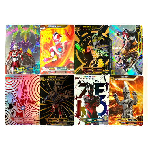 Kayou Ultraman Card Blind Pack Comminess Comminess Clorkful Version Single Collect Card Full Star Card Полная набор карт Rainbow Lucky Bag 2 (Железная коробка + 7 карт упаковки)