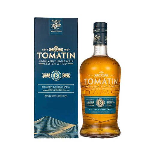 TOMATIN汤玛丁 8年 单一麦芽威士忌 1000ml 40度 进口洋酒