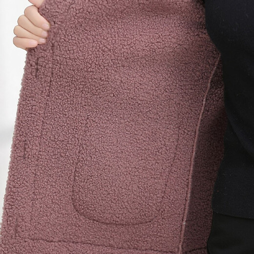 Wanhe middle-aged and elderly women's clothing, temperament, velvet and thickened coat, lapel plaid cotton coat, middle-aged mother's short cotton jacket and cotton coat