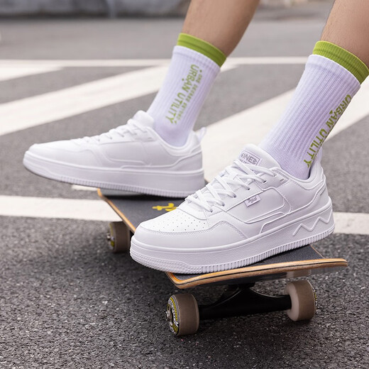 361 Air Force One 361 Grados Tablero de mujeres Zapatos de primavera pareja de primavera zapatos para hombres y mujeres gruesas zapatos pequeños blancos deportes y zapatos casuales 361 grises blancos/ambientales-hombres 6623 42