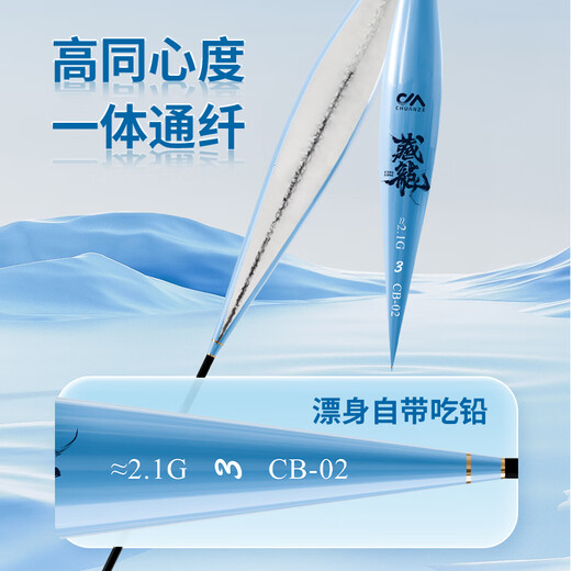 Kawasawa Fishing Float Set Highly Sensitive Bold Eye-catching Float Novice Crucian Carp Float CB01 1-3 with Float Box