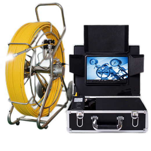 SZJMLY industrial pipe endoscope high-definition underwater camera municipal sewer deep well detector 7-inch screen diameter 23MM cable length 20 meters video