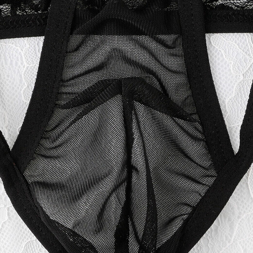 ROSELEX confidential delivery thong men's sexy underwear sexy suspenders adjustable one-piece design three points 7194 tassel buttocks exposed men's underwear