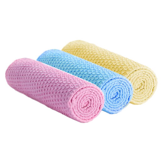 Lier's deerskin towel for wiping hair, quick-drying, face-washing, beauty towel, car-washing, home absorbent, quick-drying towel, 84*32cm, 3 mixed colors