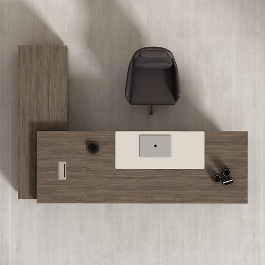 OUDITU includes delivery package, boss desk, office desk and chairs, office table, simple modern manager and president desk office furniture, 1.8m boss desk