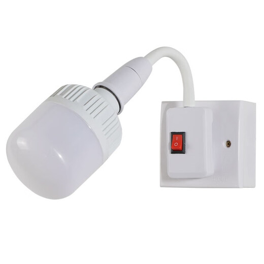 Aoyanlai lamp that does not require wiring Internet celebrity table lamp wall bedroom wall lamp no wiring plug-in no punching lighting festival three-hole remote control socket + 10W white light remote control switch