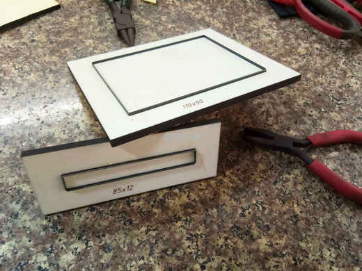 Customized laser knife mold self-adhesive trademark machine die cutting knife plate protective film stamping mold label printing plate blanking