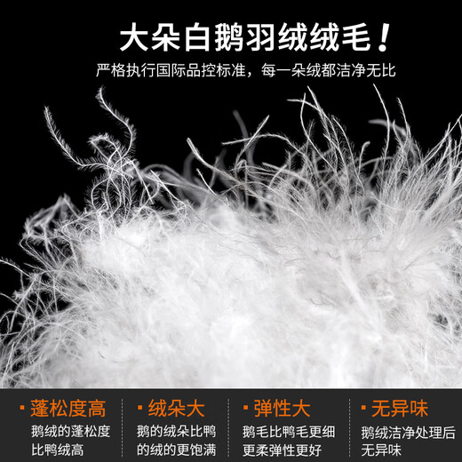 Flying in the Snow Extra Thick Down Pants Women's Outerwear Winter High Waist Straight Leg Middle-aged and Elderly Northeast Warm Goose Down Cotton Pants - 40 Degrees Below Pure White Goose Down - Full Pants Filling - Extra Thick Black L 90-110Jin Jin is equal to 0.5kg