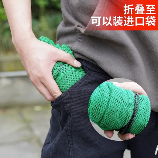 Wilkie catches the sea net bag, small fish protection and wild fishing special portable small fish net bag fishing quick-drying fishing net fish leakage fish basket 40cm 0.5m thickened one pack strong and durable easy to carry