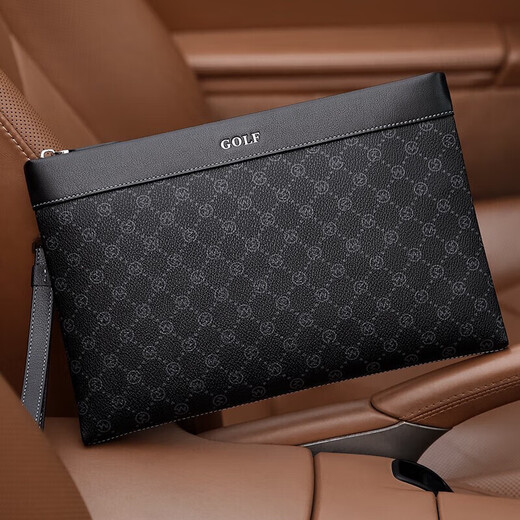 Golf (GOLF) men's handbag large capacity clutch bag men's multi-card slot envelope bag clutch bag long wallet gift for boyfriend