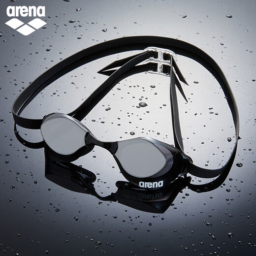 Arena (arena) imported swimming goggles professional coating competition Xu Jiayu swimming goggles waterproof high-definition anti-fog pioneer men's and women's FINA 400MSW coating competition (BLK)